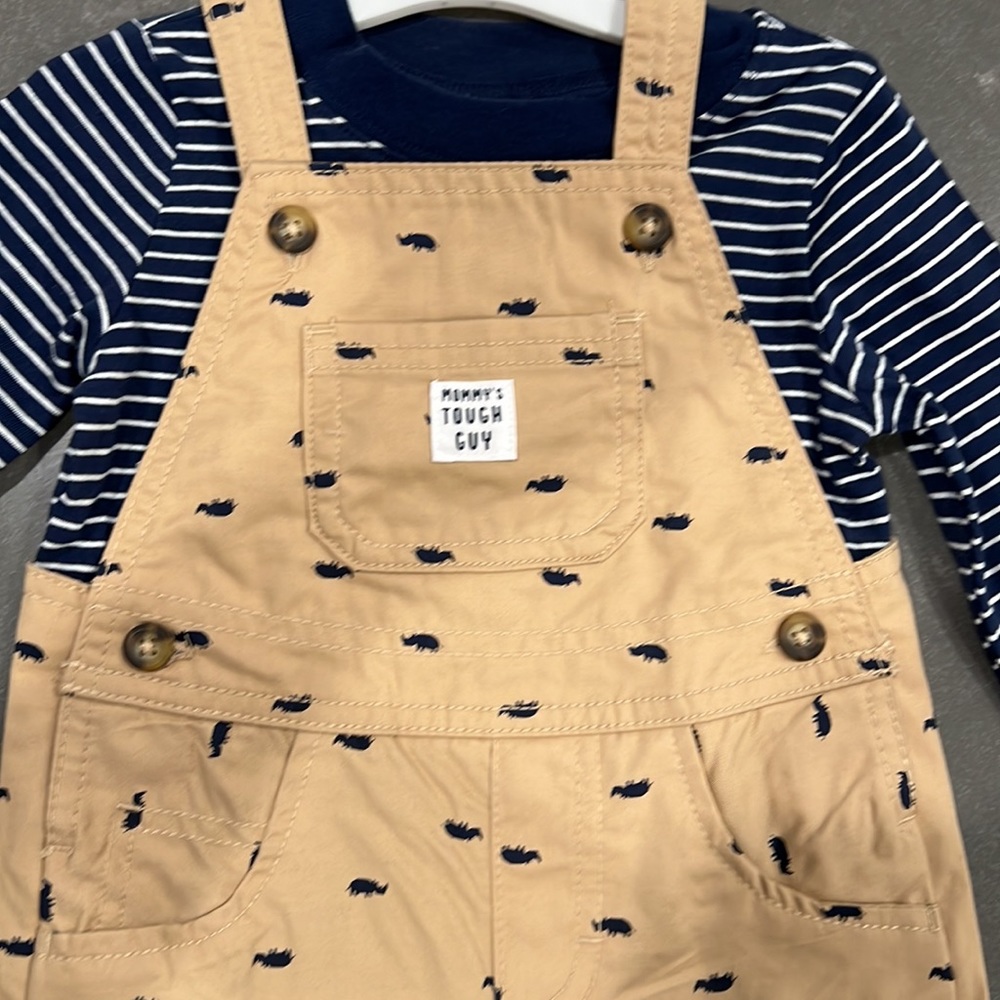 Toddler boy overalls - Picture 2 of 3